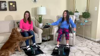 Cubii JR 2 Compact Seated Elliptical With Nonslip Mat & Footstraps on QVC