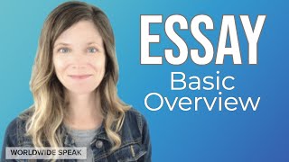 Basic Essay Structure | How to Write an Essay | ESL Writing