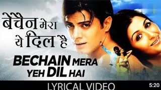 Bechain Mera Yeh Dil Hai Song lyrics 2025!! Meri Ud Gai Raaton Ki Neend Song |Alka| Adit