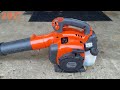 Starting up Husqvarna 125BV handheld blower