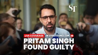 [LIVE] Pritam Singh speaks to media after being fined $14,000 for lying to parliamentary committee