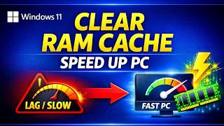 Clear RAM Cache to Speed Up Windows PC in Seconds