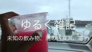 【vlog】謎の飲み物？とかAコープとか雨の佐良浜とか。ゆるい雑記。