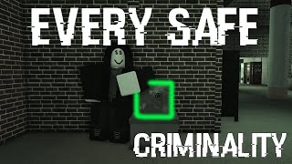 CRIMINALITY 2.0 | Every Safe Location