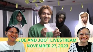 JOE & JOOT LIVESTREAM (HORI7ON REACTION) 11-27-2023