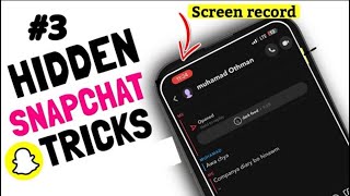 3 Hidden Snapchat Tricks You Should Know ( 2025)