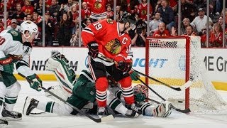 Toews delivers big hit before scoring