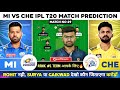 MI vs CHE Dream11 Team, MI vs CSK Dream11 Prediction, Mumbai Indians vs Chennai Super Kings IPL