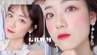 GRWM🍇 偽韓妞紫色系自然妝 plum daily makeup | 多莉gingerdeer