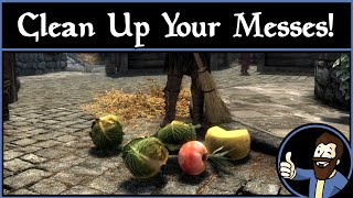 A Super Useful Utility Mod! - Skyrim Mod Review: Sweeping Organizes Stuff