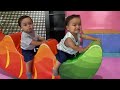 we play loud indoor playground. games and activities.fun video for kids