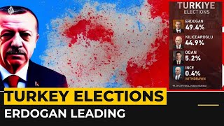 Turkey election results: Run-off likely with Erdogan leading