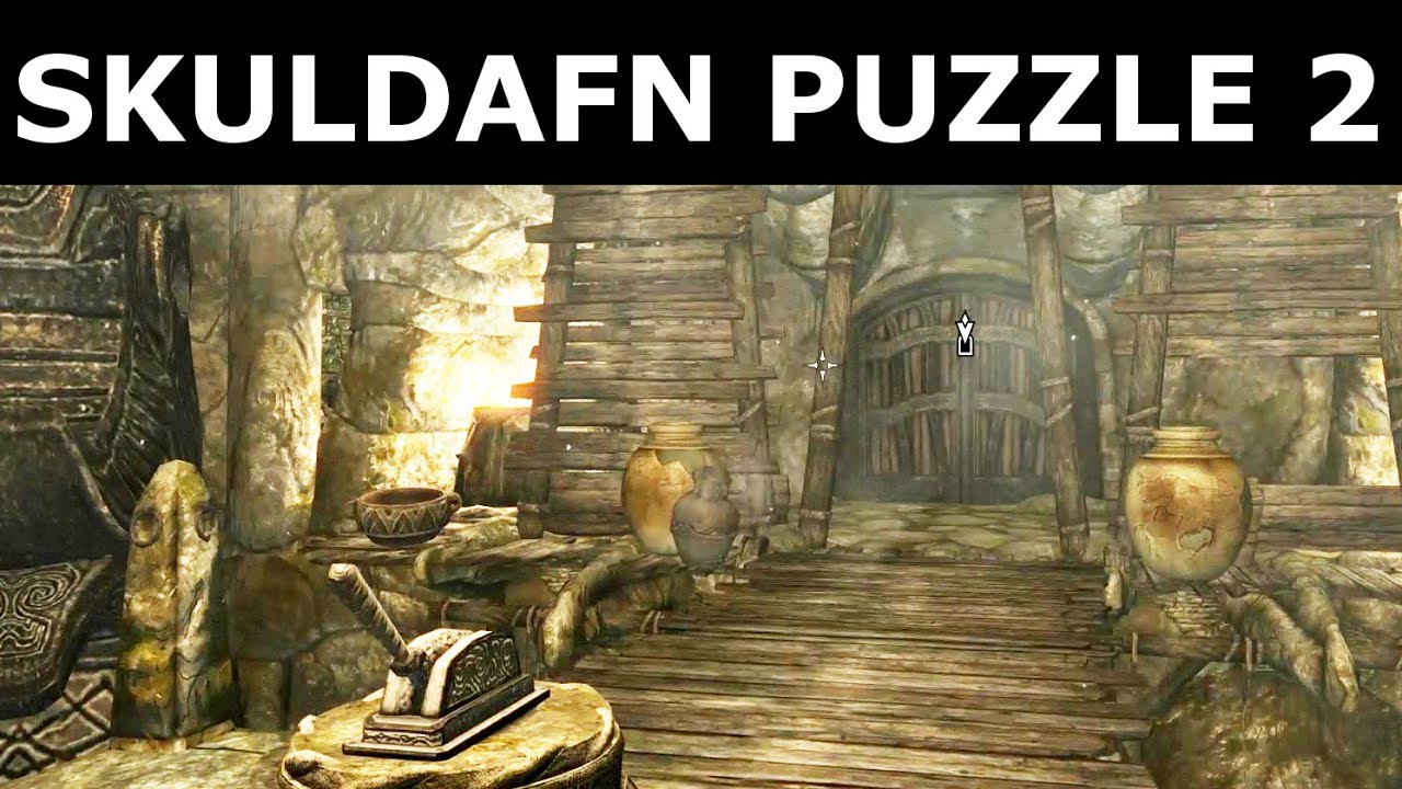 Skyrim - Skuldafn Temple Stone Puzzle 2 - "The World-Eater's Eyrie ...