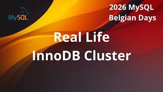 Modernizing MySQL High Availability: From Replication to InnoDB Cluster