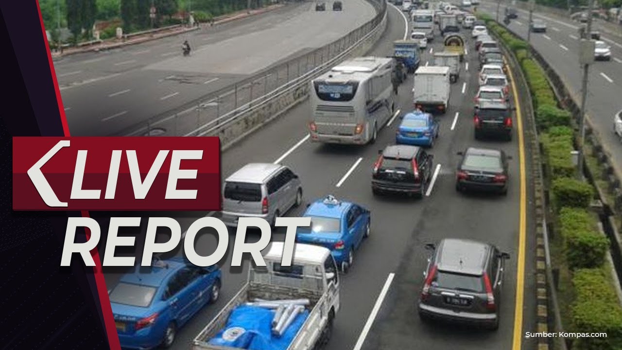 LIVE - Pantauan CCTV: Ruas Tol Jakarta Cikampek Padat, Sehari Jelang ...