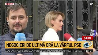 Negocieri de ultimă oră la vârful PSD