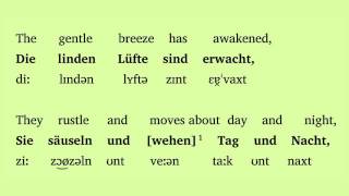 Frühlingsglaube - Franz Schubert