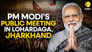 PM Modi LIVE: PM Modi's public meeting in Lohardaga, Jharkhand | Lok Sabha Election 2024 | WION LIVE