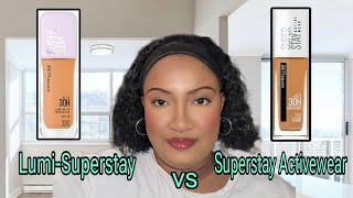 Maybelline Battle: Superstay Activewear vs Lumi Superstay Foundation