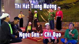 Thi liên hoan hát tiếng Mường, hát thường rang bộ mẹng Đội Ngọc Sơn gặp đội xã Chí Đạo