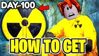 HOW TO SURVIVE 100 DAYS IN NUCLEAR BUNKER! ROBLOX