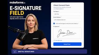 How to Add an E-Signature Field in MakeForms