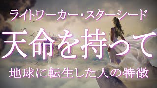 天命を持って地球に転生したライトワーカーの特徴 ライトワーカー・スターシードには「フリースタイル」と特定の使命を持ったタイプがいる　天命を持ったライトワーカーはそのことに気づいて自分の使命に着手しよう