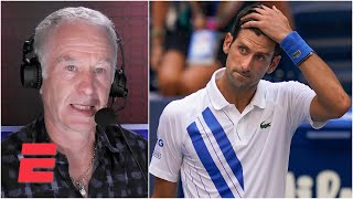 John McEnroe reacts to Novak Djokovic default | 2020 US Open