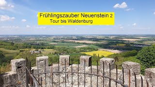 Frühlingszauber Neuenstein 2, Route über Neumühlsee Waldenburg Kesselfeld, So schön ist Hohenlohe