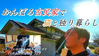 【フカセンvlog329】猫が新会社設立／パワフルお姉様と一緒に呑む／おんぼろ古民家で二匹の猫と一人田舎暮らしの日常。