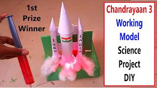 chandrayaan 3 working model science project for exhibition - award winning - diy | DIY pandit