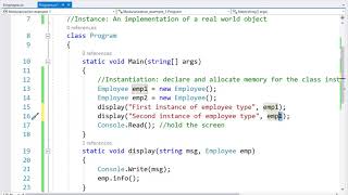 Passing Objects to Methods - C# Programming