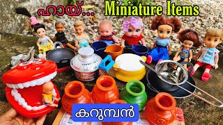 കറുമ്പൻ episode 216 - unboxing barbie miniatue iterm - classic mini series