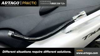 Yamaha TMAX530'12 + Artago PRACTIC scooter lock