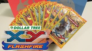 12 Weighed FlashFire Dollar Tree Pack Opening - Goodbye XY