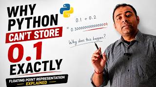 🏆 Why Python Can't Store 0.1 Exactly 🤯 | Floating Point Representation Explained