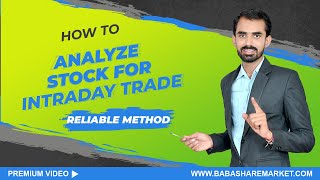 How to analyze stock for Intraday Trade ? Webinar recording || Episode 05 ||