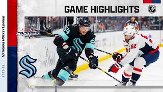 Capitals @ Kraken 12/1 | NHL Highlights 2022