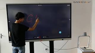 How to use interactive flat panel's whiteboard software from GAOKE, China