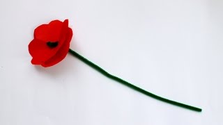 How to make an Anzac Day memorial poppy