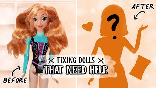 Fixing Dolls That Need Help #4: "Cheetos Anna"