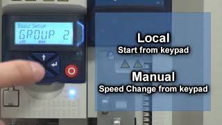 i500 inverter -  Keypad Setup