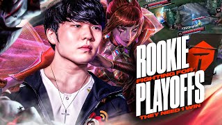 ROOKIE NEEDS 1 WIN FOR PLAYOFFS - TES VS OMG - CAEDREL