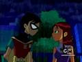 Starfire and Robin - The Real Kiss