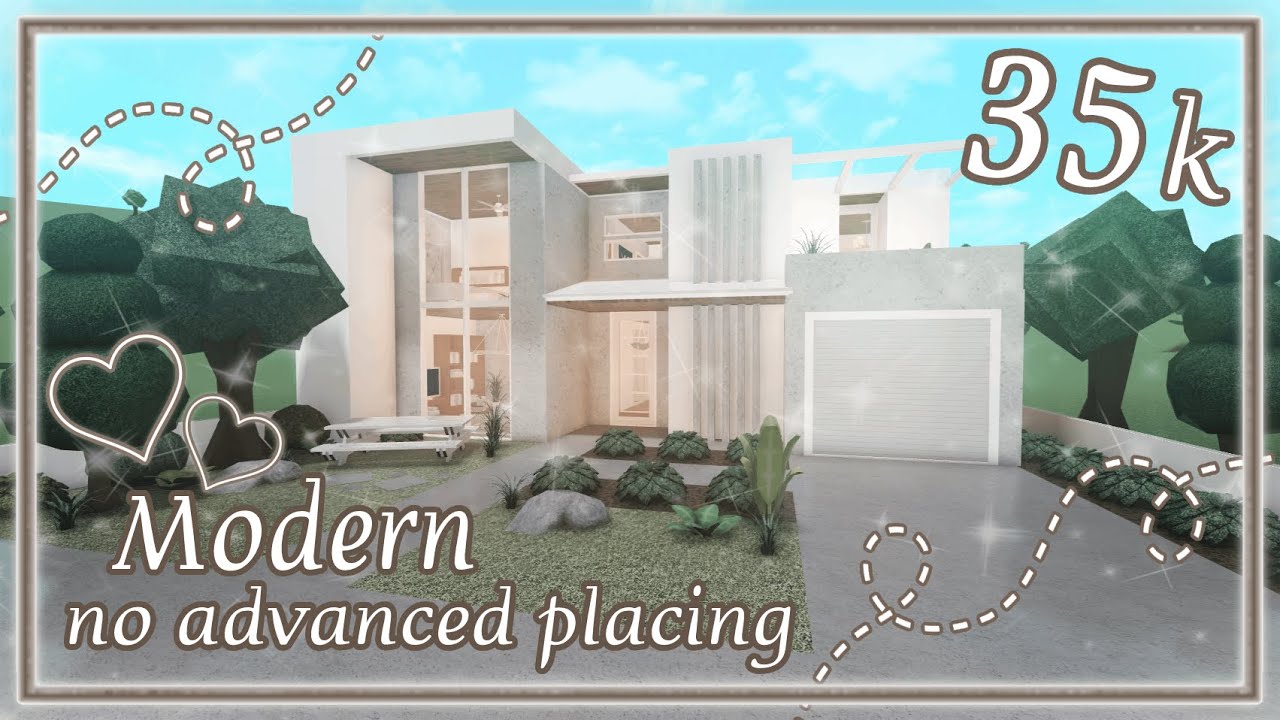 Bloxburg Build || Modern 2 Story Family House [no Advanced Placing] 35k ...