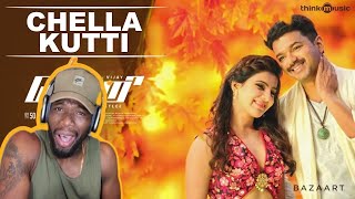 Theri Songs | Chella Kutti Official Video Song | Vijay, Samantha | Atlee | G.V.Prakash  (REACTION)
