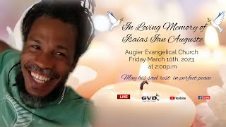 In Loving Memory of Isaias Ian Auguste
