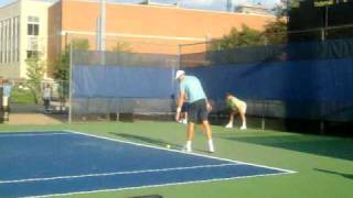 Match Point for John Isner at 2009 Indianapolis Tennis Championships
