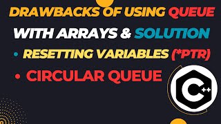 Drawbacks and Solution of Queue using Arrays | Circular Queue