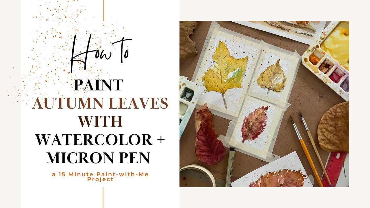 Autumn Leaves Watercolor Youtube